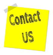 Contact us sticky note